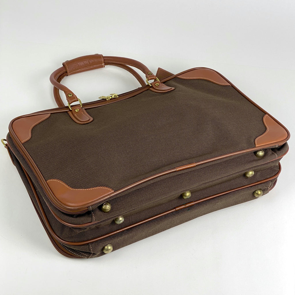 コーチ ロゴ ボストンバッグ ハンドバッグ 2WAY ショルダーバッグ ボストンバッグ キャンバス ブラウン レディース 【中古】brbag