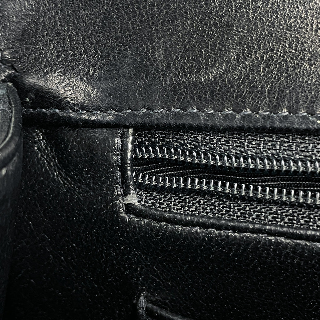 シャネル デカ マトラッセ シングルフラップ チェーン ショルダーバッグ ココマーク ショルダーバッグ レザー ブラック レディース 【中古】brbag