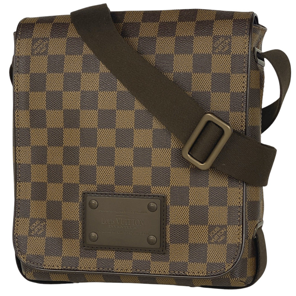 ルイ・ヴィトン ブルックリン PM 斜め掛け ショルダーバッグ ダミエ ブラウン N51210 レディース 【中古】brbag