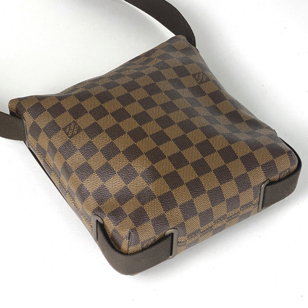 ルイ・ヴィトン ブルックリン PM 斜め掛け ショルダーバッグ ダミエ ブラウン N51210 レディース 【中古】brbag