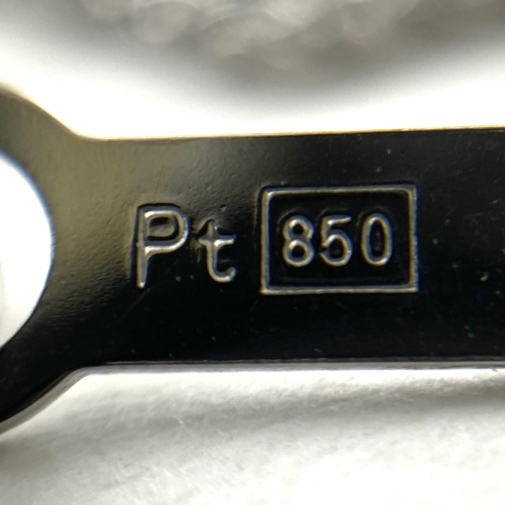 メレダイヤ デザインネックレス プラチナ ペンダント ネックレス Pt850 K18 ダイヤモンド レディース 【中古】nbjwl