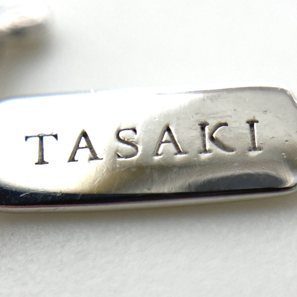 タサキ プチバランスクラス ネックレス WG ホワイトゴールド ペンダント パール 真珠 ネックレス 750 レッドベリル パール レディース 【中古】brjwl