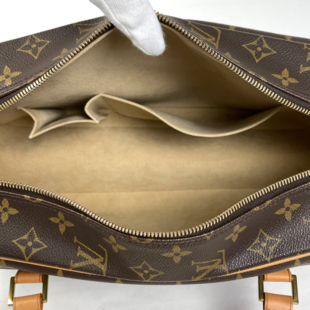ルイ・ヴィトン シテ GM 肩掛け ショルダーバッグ モノグラム ブラウン M51181 レディース 【中古】brbag