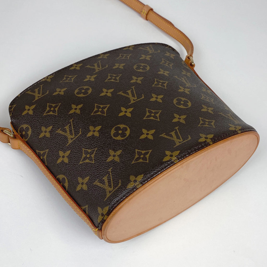 ルイ・ヴィトン ドルーオ 斜め掛け ショルダーバッグ モノグラム ブラウン M51290 レディース 【中古】brbag