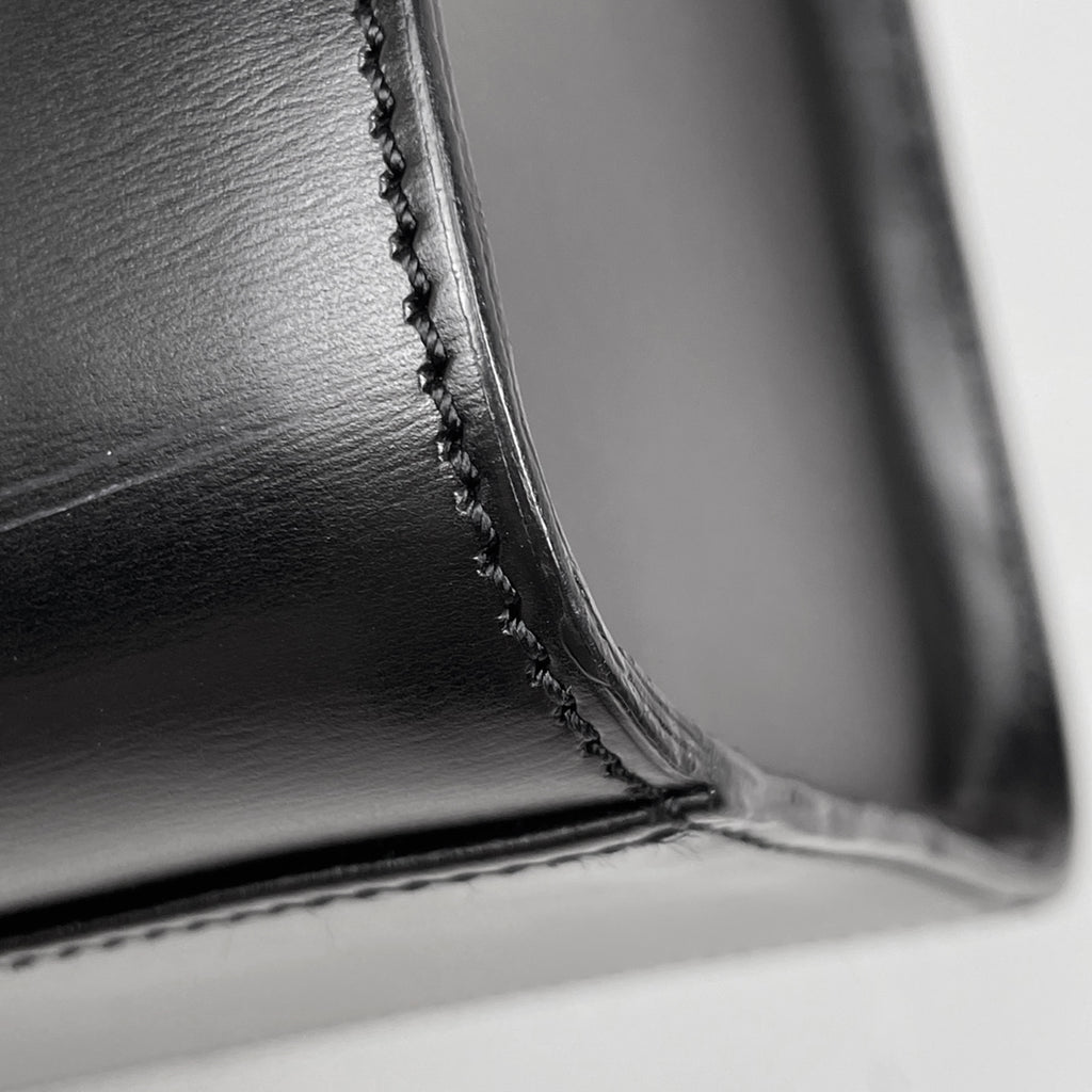 カルティエ パンテール ハンドバッグ スクエア フラップ バッグ ハンドバッグ レザー ブラック レディース 【中古】brbag