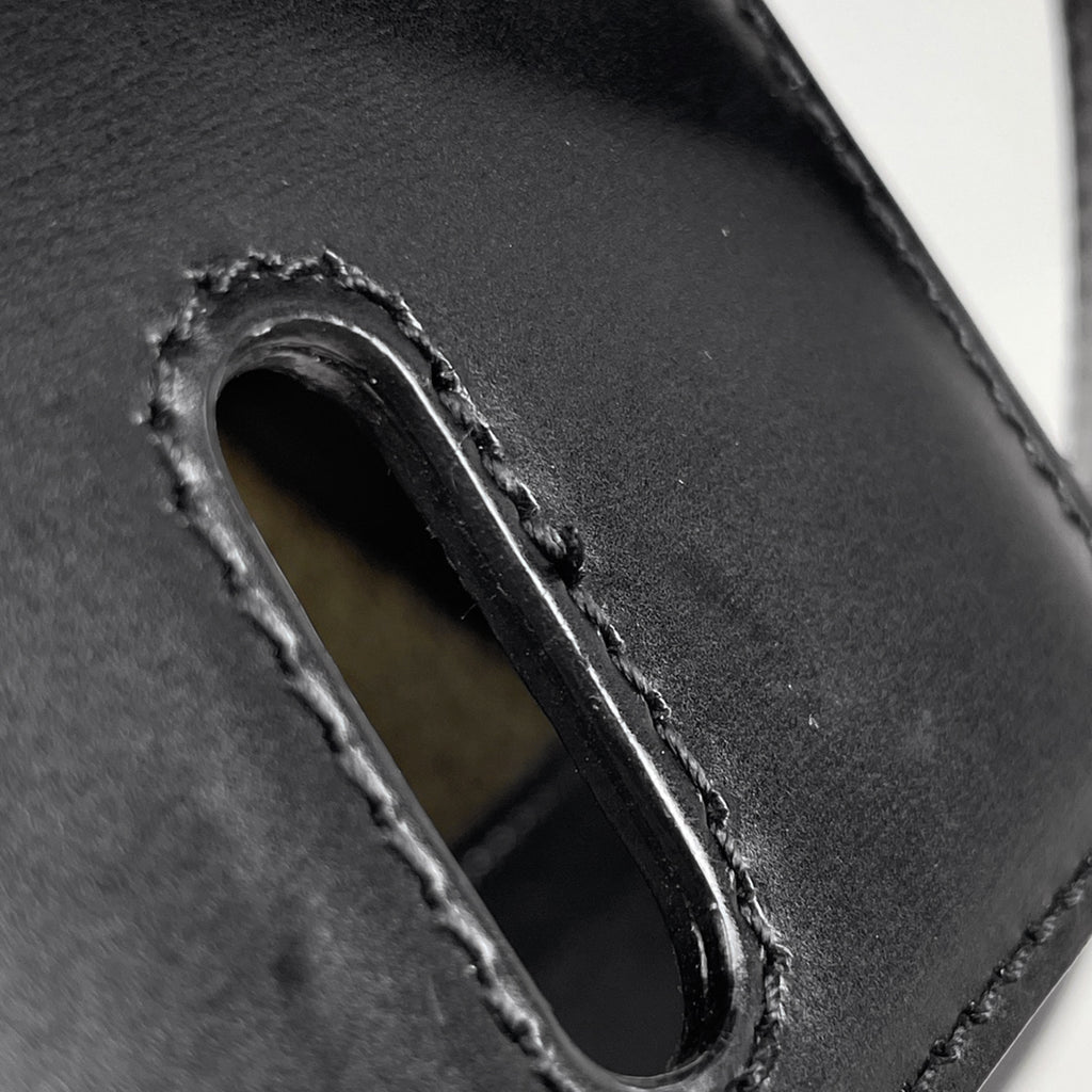 カルティエ パンテール ハンドバッグ スクエア フラップ バッグ ハンドバッグ レザー ブラック レディース 【中古】brbag