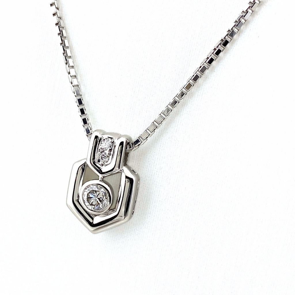 ポーラ メレダイヤ デザインネックレス プラチナ ペンダント ネックレス Pt900 ダイヤモンド レディース 【中古】brjwl