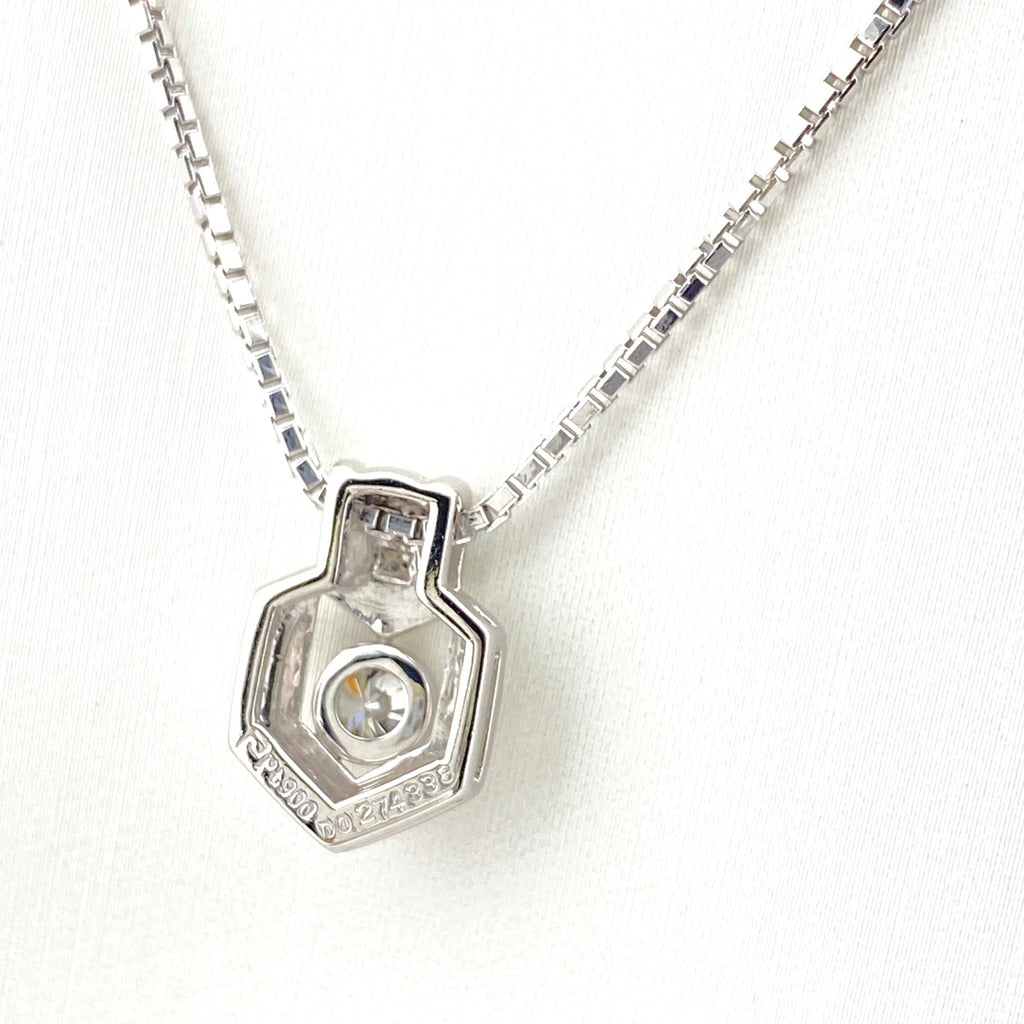 ポーラ メレダイヤ デザインネックレス プラチナ ペンダント ネックレス Pt900 ダイヤモンド レディース 【中古】brjwl