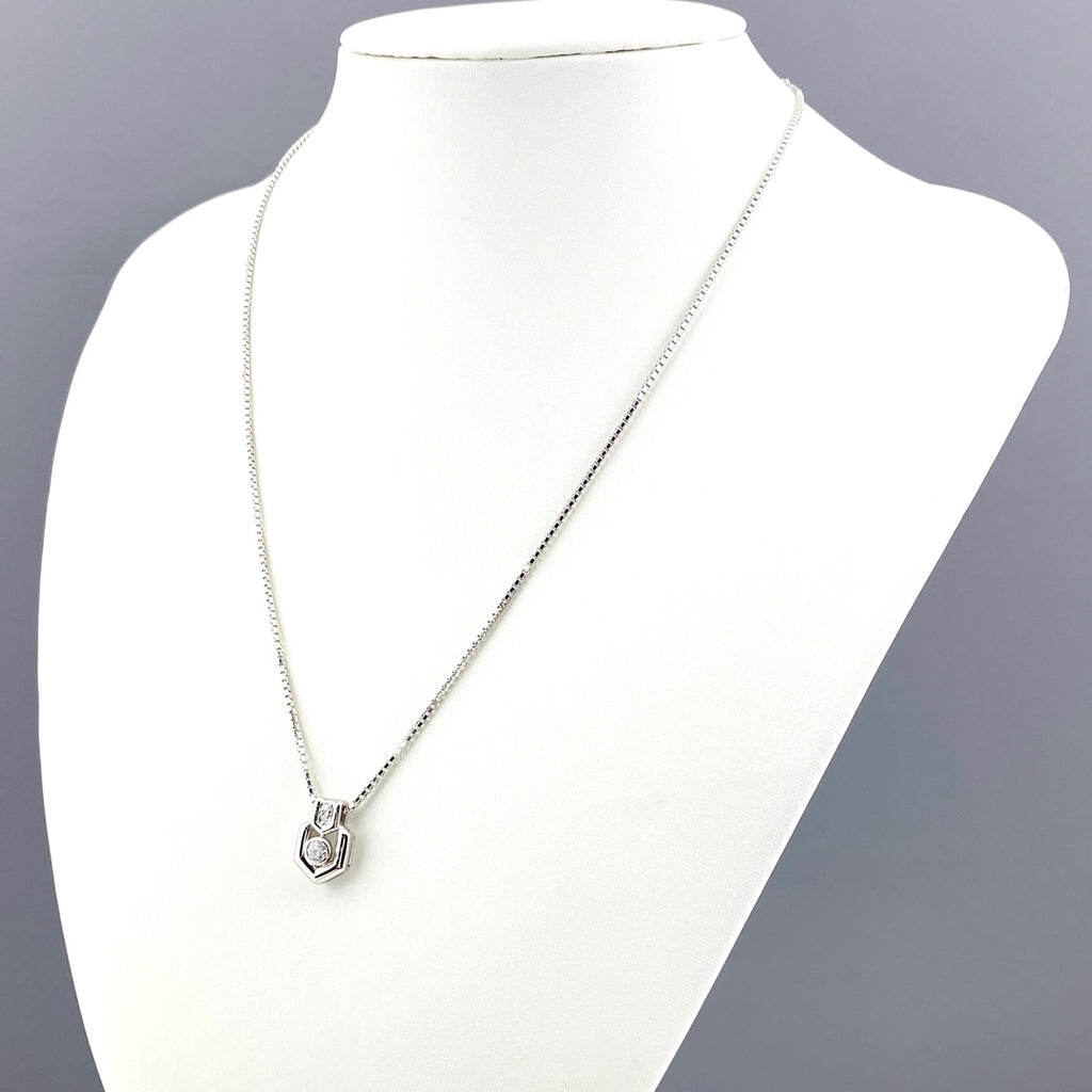 ポーラ メレダイヤ デザインネックレス プラチナ ペンダント ネックレス Pt900 ダイヤモンド レディース 【中古】brjwl