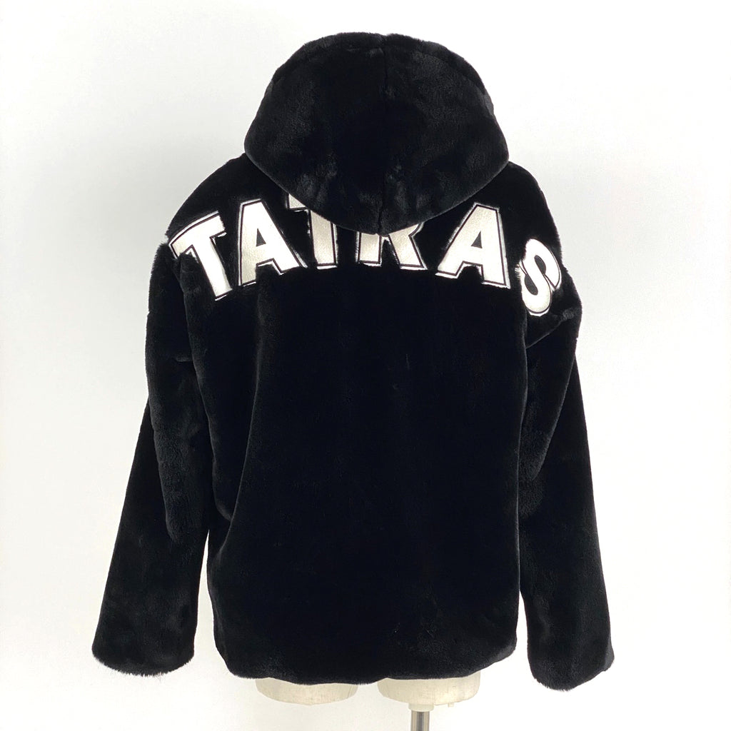 タトラス ロゴ ボア ブルゾン フーデッド ジャケット アウター ブルゾン ポリエステル ブラック メンズ 【中古】brapp