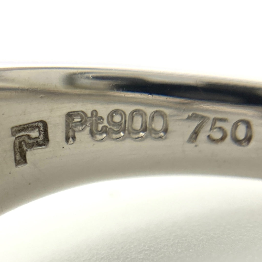 ポーラ メレダイヤ デザインリング プラチナ YG イエローゴールド 指輪 リング 13.5号 Pt900 750 ダイヤモンド レディース 【中古】brjwl