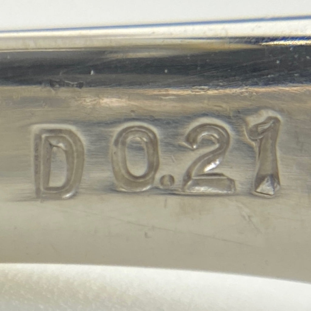 ポーラ メレダイヤ デザインリング プラチナ YG イエローゴールド 指輪 リング 13.5号 Pt900 750 ダイヤモンド レディース 【中古】brjwl