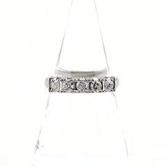 メレダイヤ デザインリング プラチナ 指輪 リング 13号 Pt900 ダイヤモンド レディース 【中古】nbjwl