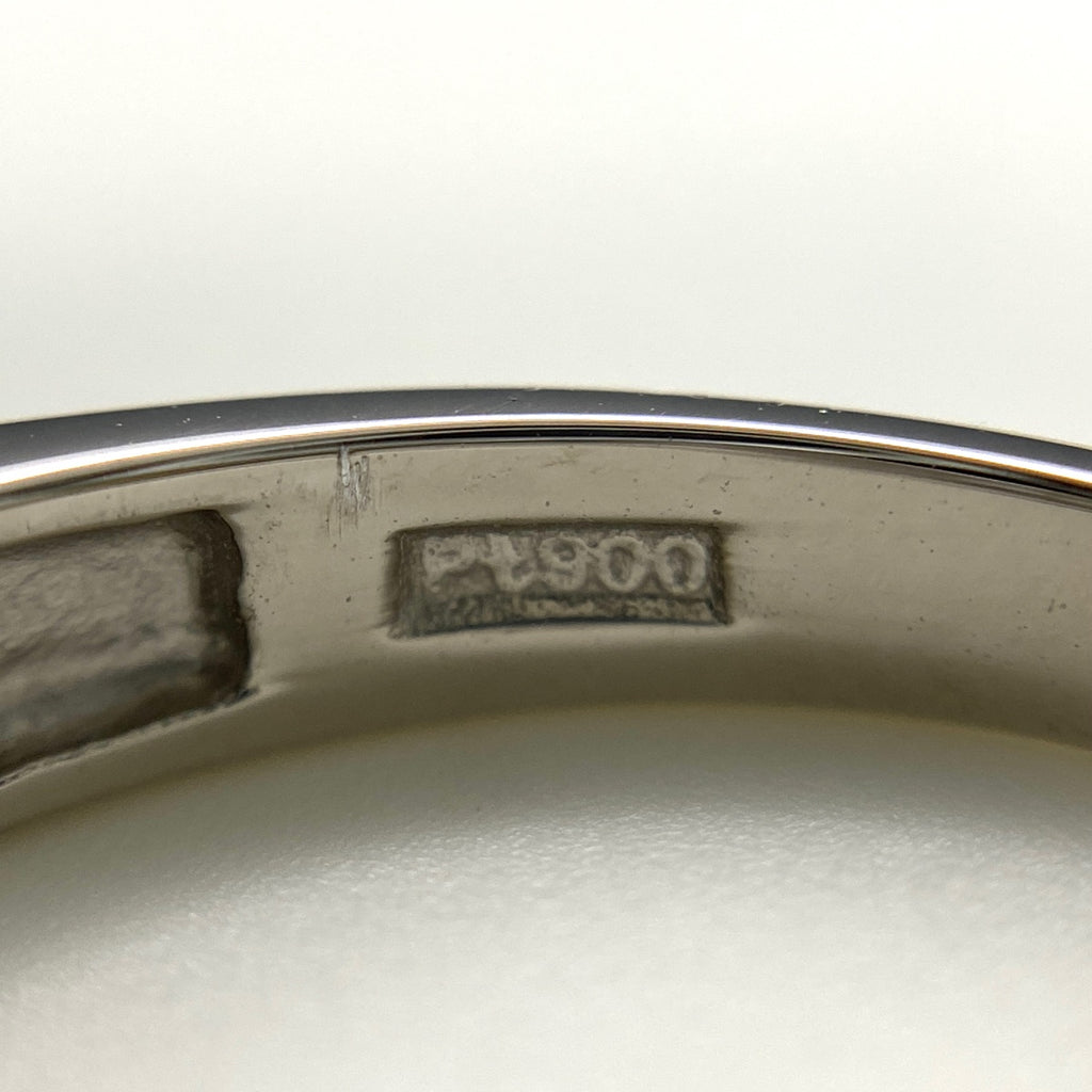 メレダイヤ デザインリング プラチナ 指輪 リング 14号 Pt900 ダイヤモンド レディース 【中古】nbjwl