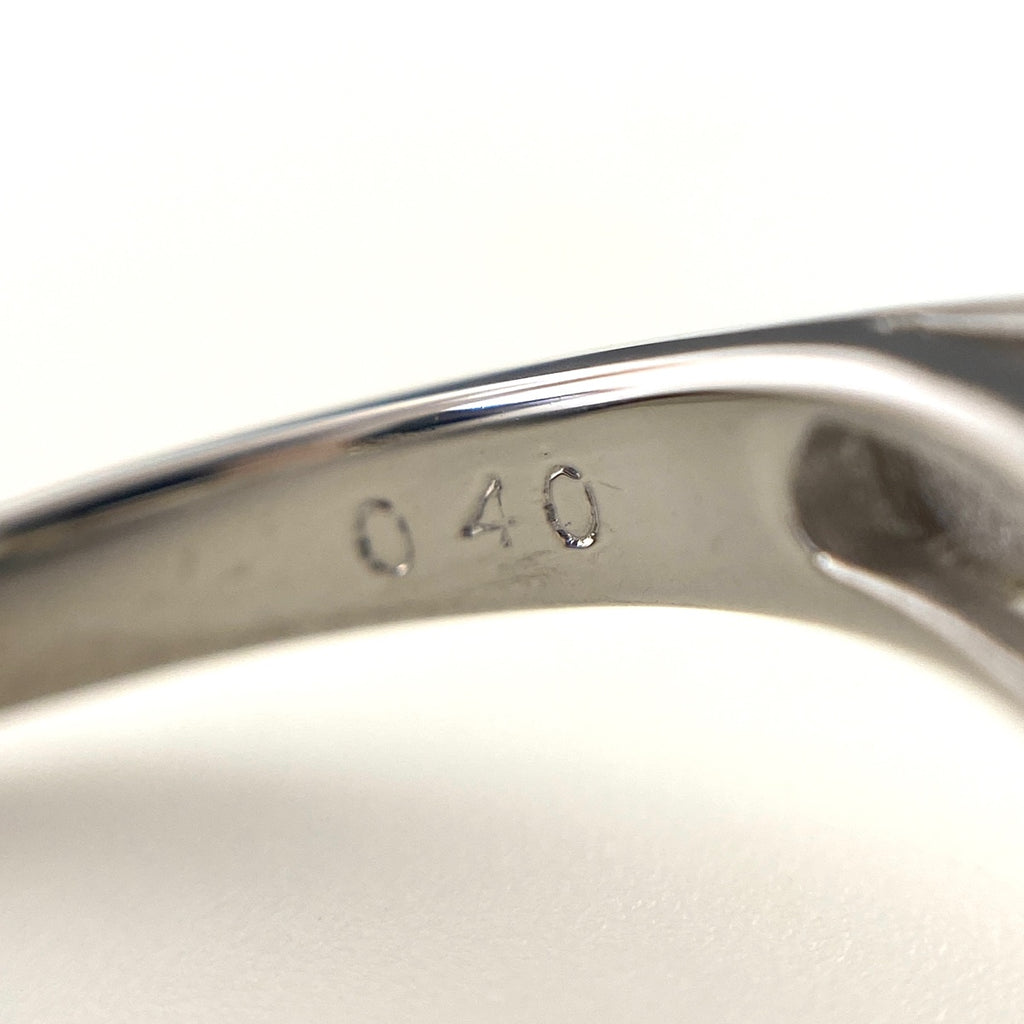 メレダイヤ デザインリング プラチナ 指輪 リング 20号 Pt900 ダイヤモンド メンズ 【中古】nbjwl