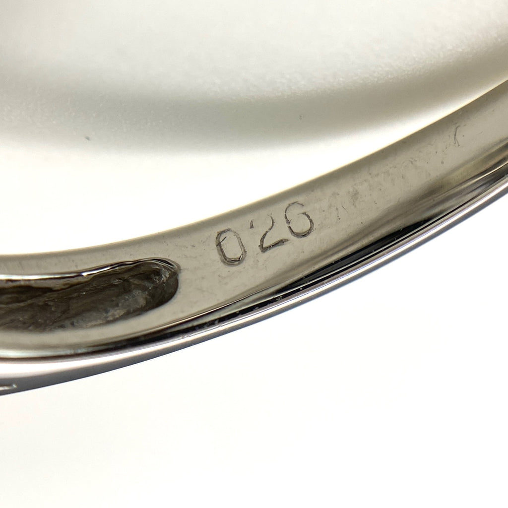 パール デザインリング プラチナ 指輪 メレダイヤ 真珠 リング 14.5号 Pt900 パール ダイヤモンド レディース 【中古】nbjwl