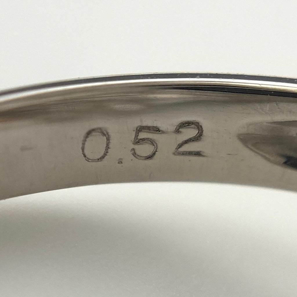 メレダイヤ デザインリング プラチナ 指輪 リング 13号 Pt900 ダイヤモンド レディース 【中古】nbjwl