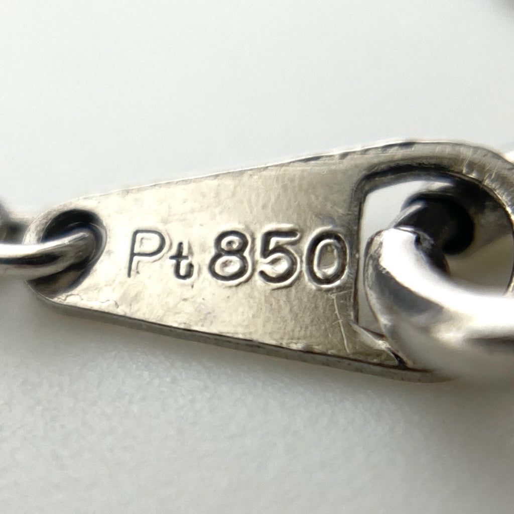 ダイヤモンド デザインネックレス プラチナ ペンダント ネックレス Pt900 Pt850 ダイヤモンド レディース 【中古】nbjwl