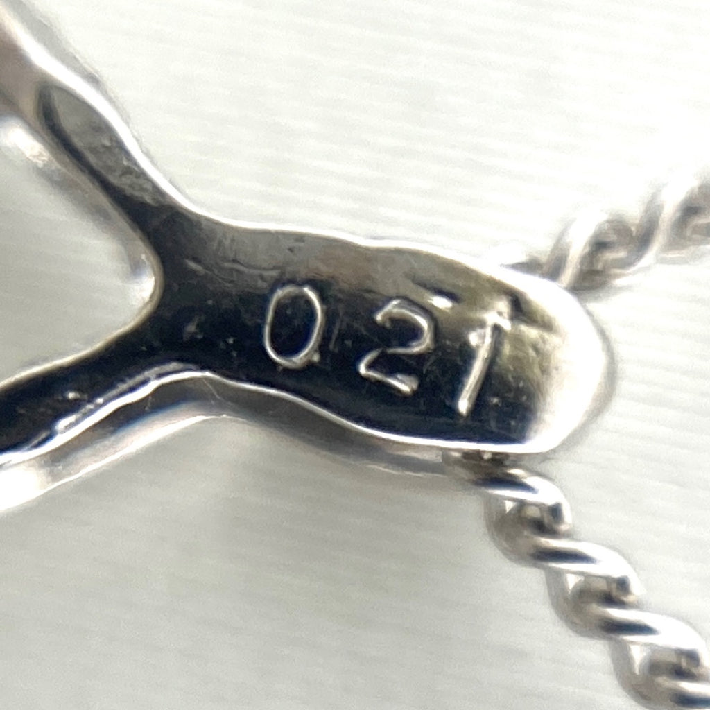 ダイヤモンド デザインネックレス プラチナ ペンダント ネックレス Pt900 Pt850 ダイヤモンド レディース 【中古】nbjwl