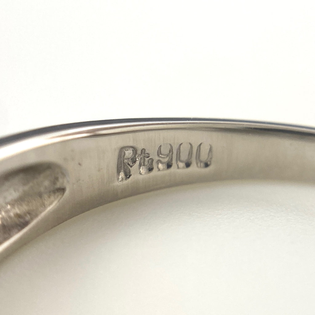メレダイヤ デザインリング プラチナ 指輪 リング 11号 Pt900 ダイヤモンド レディース 【中古】nbjwl