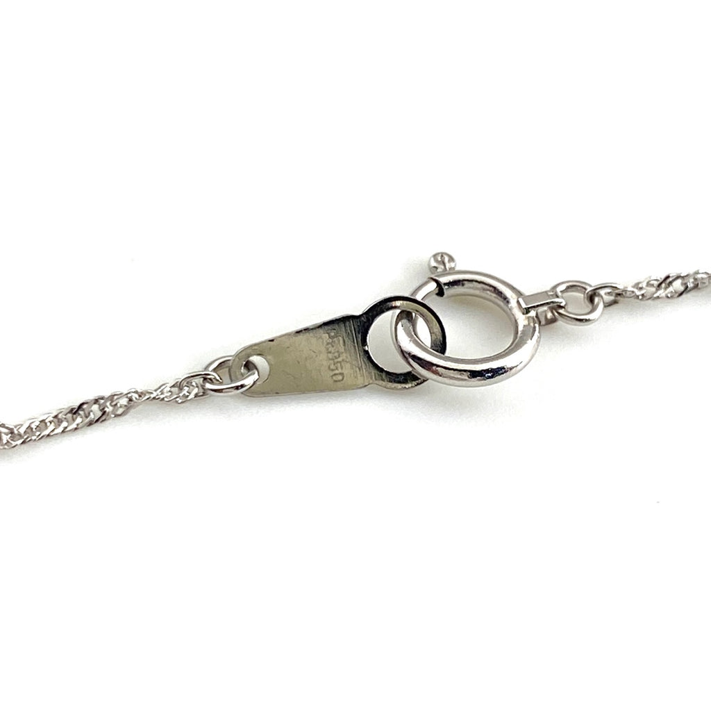 エメラルド デザインネックレス プラチナ ペンダント ネックレス Pt900 Pt850 エメラルド レディース 【中古】nbjwl