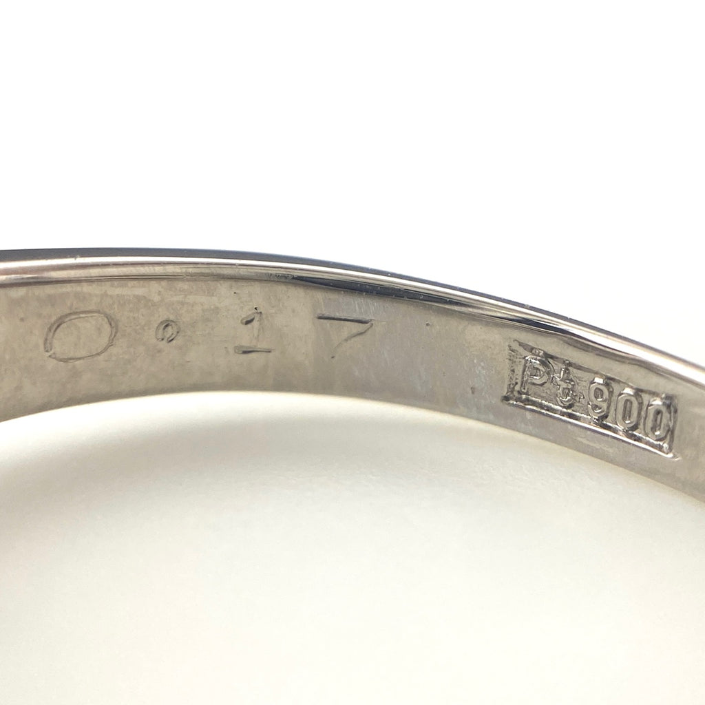 ダイヤモンド デザインリング プラチナ 指輪 リング 8.5号 Pt900 ダイヤモンド レディース 【中古】nbjwl