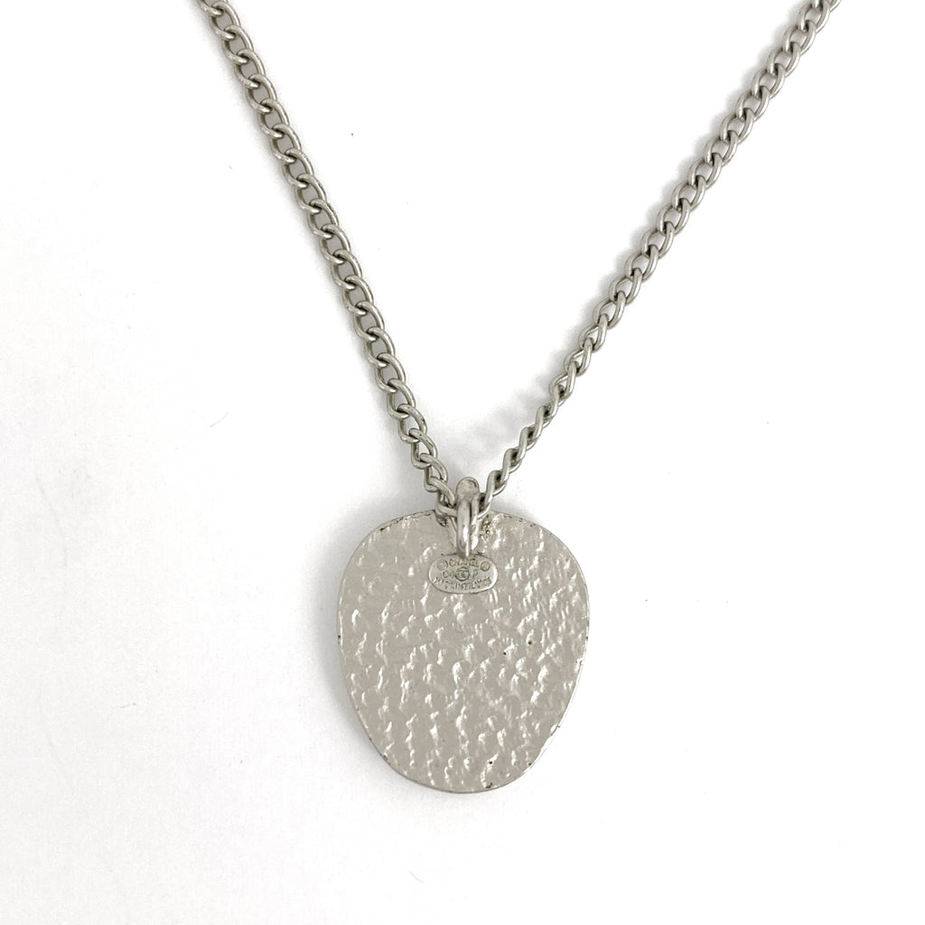 シャネル ココマーク ネックレス ストロベリーモチーフ イチゴ ネックレス シルバーメッキ シルバー レッド レディース 【中古】bracc