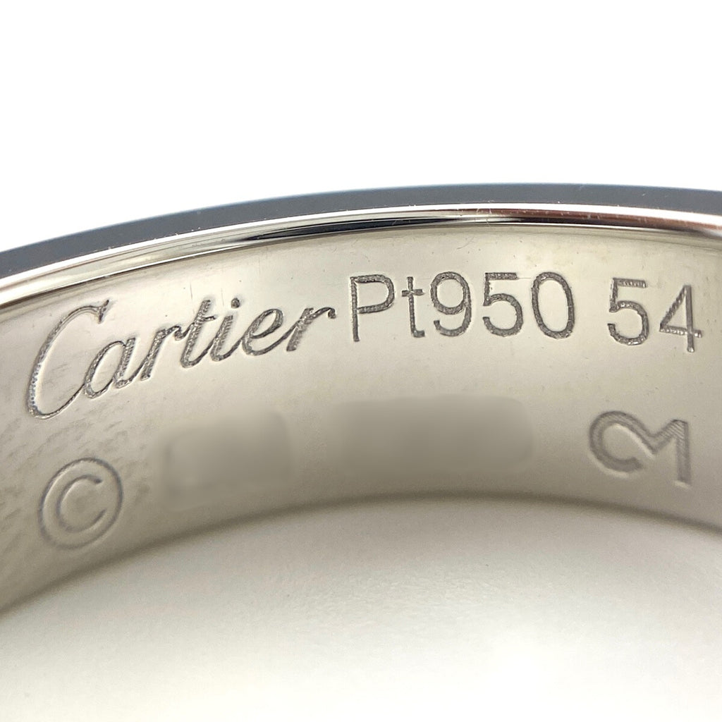 カルティエ ラブリング 1P プラチナ 指輪 リング 13.5号 Pt950 ダイヤモンド レディース 【中古】brjwl