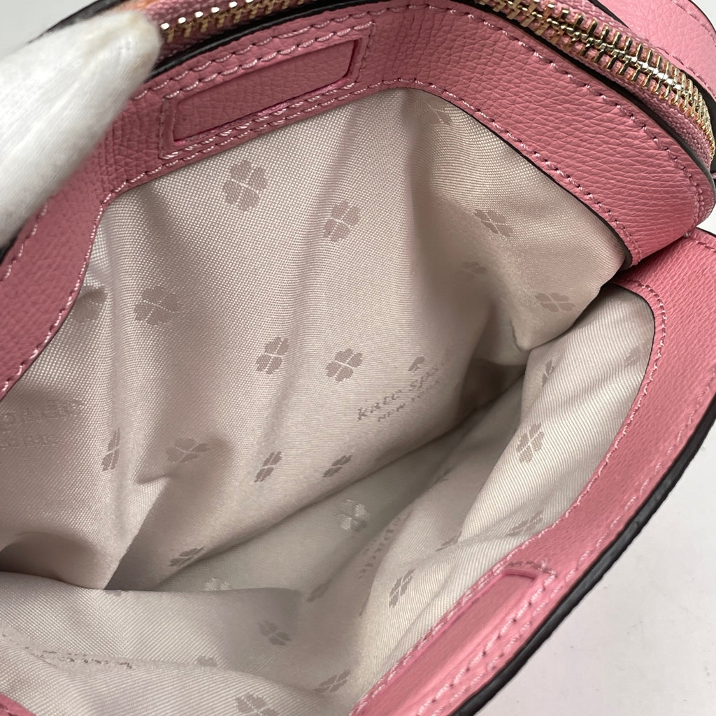 ケイトスペード ロゴ ショルダーバッグ 斜め掛け ショルダーバッグ レザー ピンク レディース 【中古】brbag