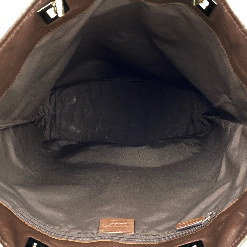 グッチ GG柄 トートバッグ ショルダーバッグ トートバッグ GGキャンバス ブラウン 0021098 レディース 【中古】brbag