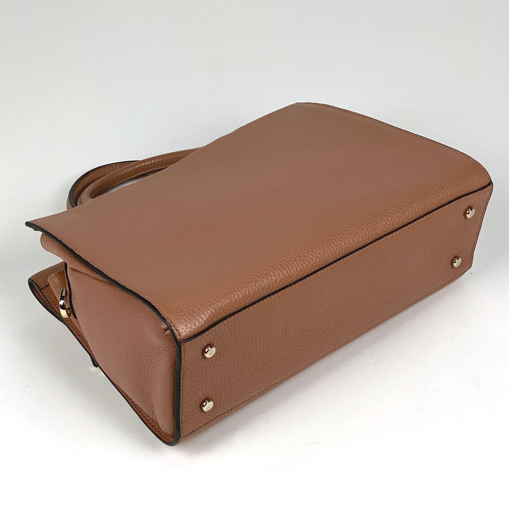 ケイトスペード ロゴ ハンドバッグ 2WAY ショルダーバッグ ハンドバッグ レザー ブラウン レディース 【中古】brbag