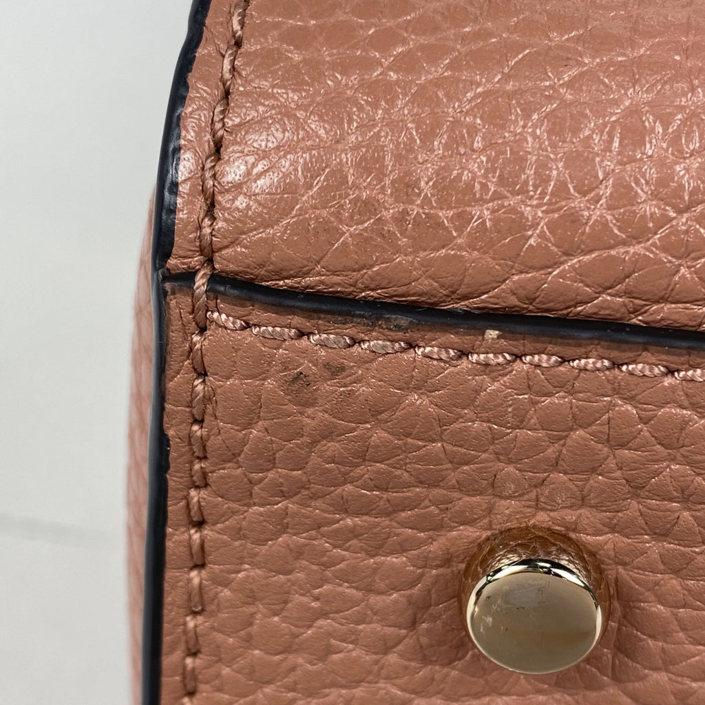 ケイトスペード ロゴ ハンドバッグ 2WAY ショルダーバッグ ハンドバッグ レザー ブラウン レディース 【中古】brbag