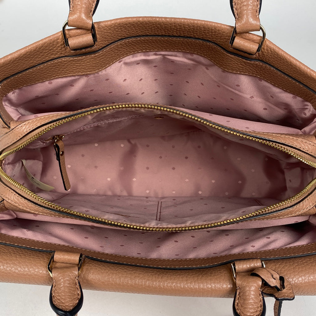 ケイトスペード ロゴ ハンドバッグ 2WAY ショルダーバッグ ハンドバッグ レザー ブラウン レディース 【中古】brbag