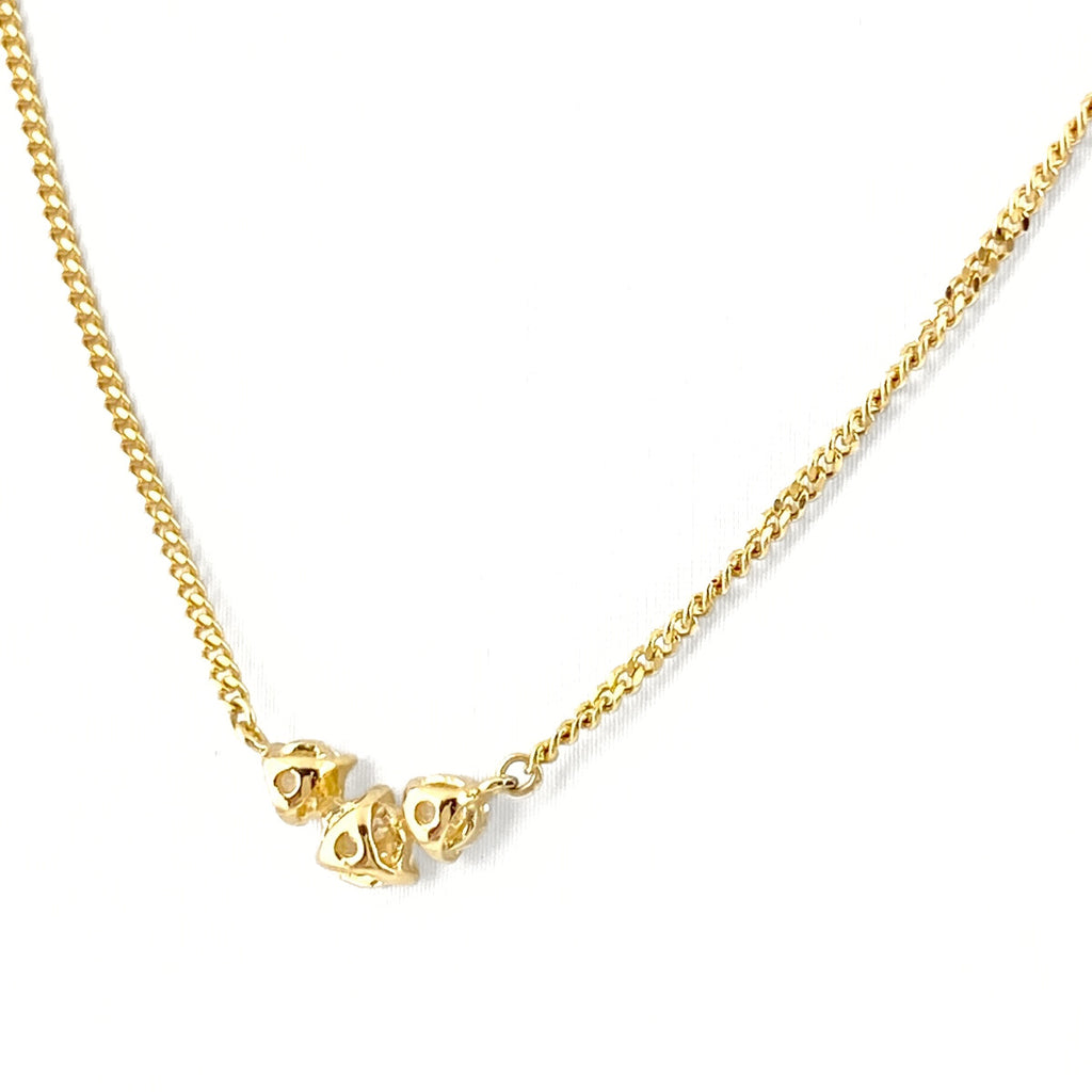 K18 YG ダイヤモンド ペンダント レディース 中古 nbjwl