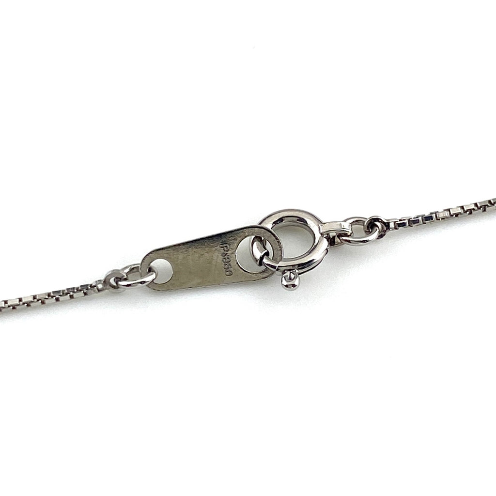 メレダイヤ デザインネックレス プラチナ ペンダント ネックレス Pt900 Pt850 ダイヤモンド レディース 【中古】nbjwl