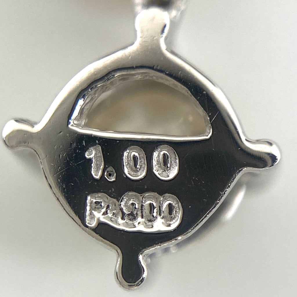 メレダイヤ デザインネックレス プラチナ ペンダント ネックレス Pt900 Pt850 ダイヤモンド レディース 【中古】nbjwl