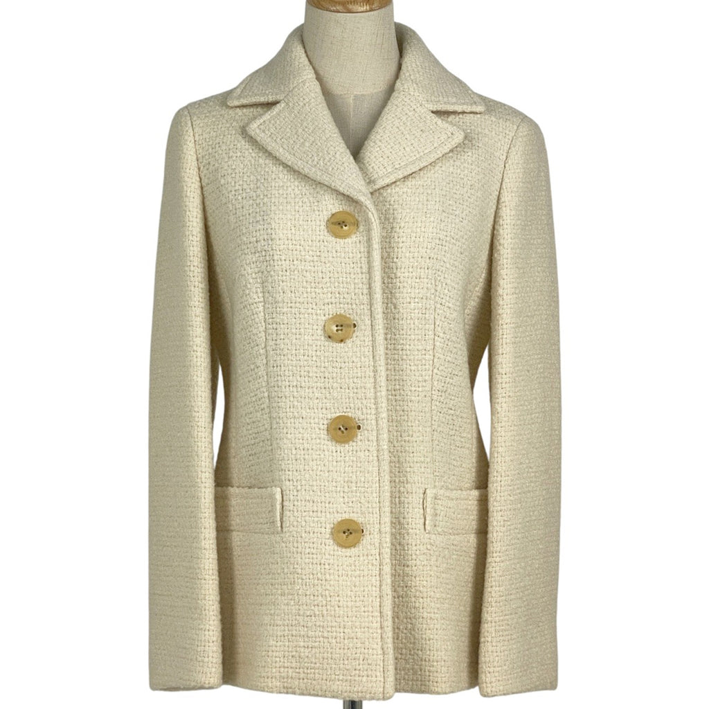 バーバリー ロゴ ハーフコート チェック柄 アウター その他コート ベージュ レディース 【中古】brapp