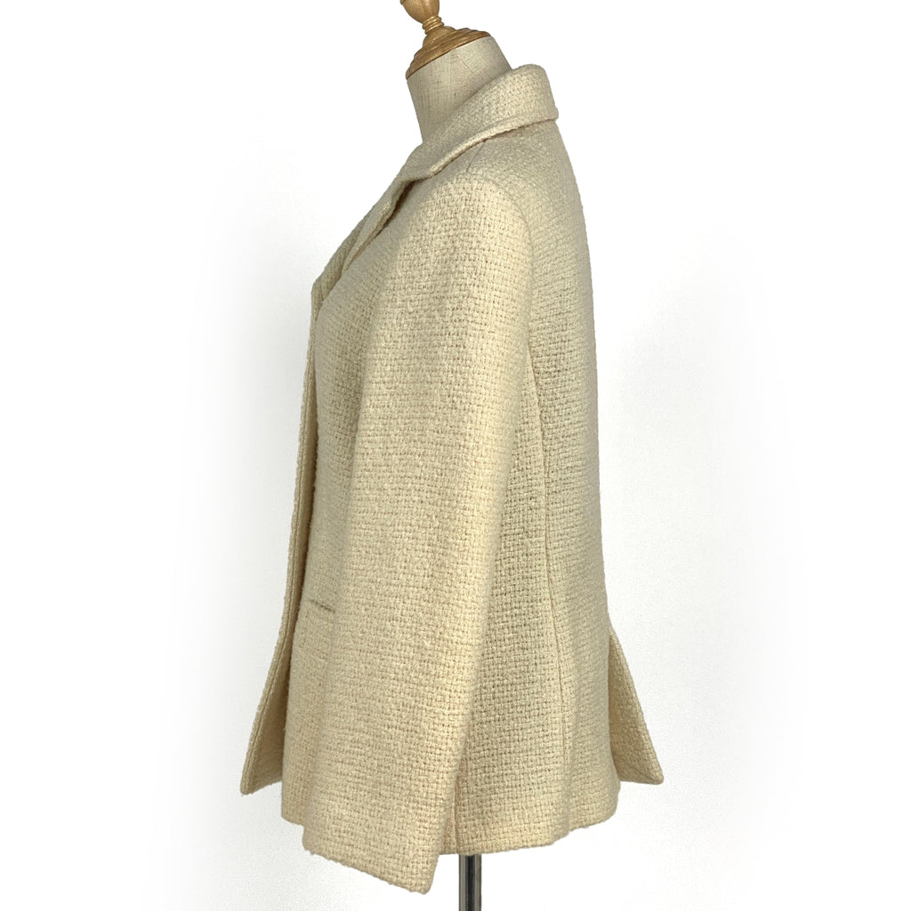 バーバリー ロゴ ハーフコート チェック柄 アウター その他コート ベージュ レディース 【中古】brapp