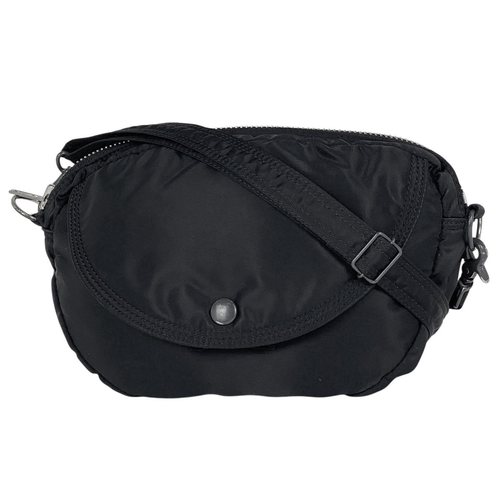 ポーター ナイロン ショルダーバッグ 2WAY ポーチ ロゴ ショルダーバッグ ナイロン ブラック レディース 【中古】brbag