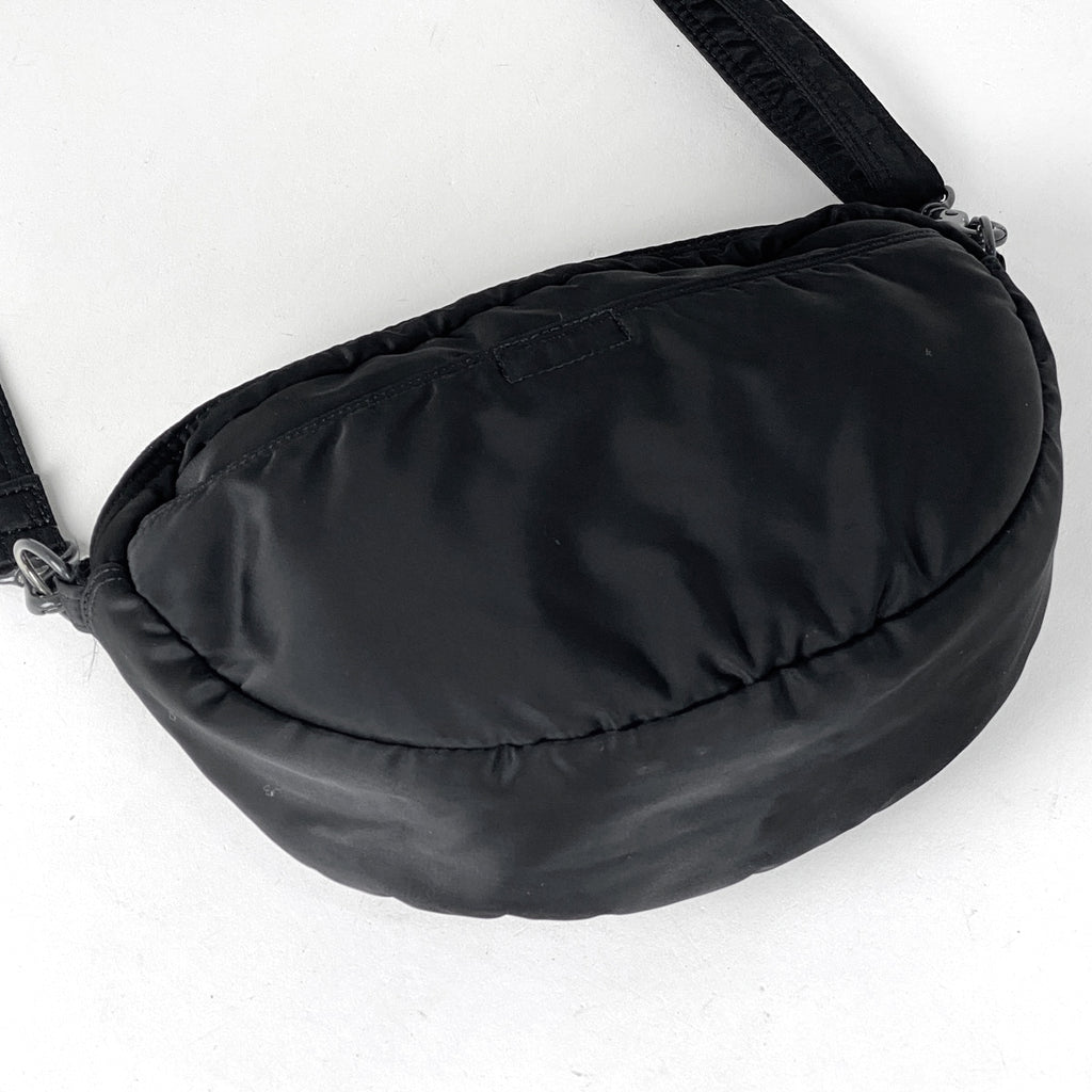 ポーター ナイロン ショルダーバッグ 2WAY ポーチ ロゴ ショルダーバッグ ナイロン ブラック レディース 【中古】brbag