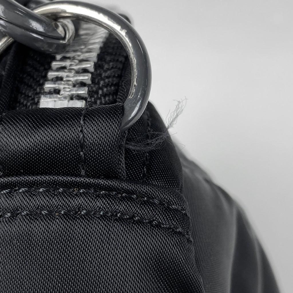 ポーター ナイロン ショルダーバッグ 2WAY ポーチ ロゴ ショルダーバッグ ナイロン ブラック レディース 【中古】brbag