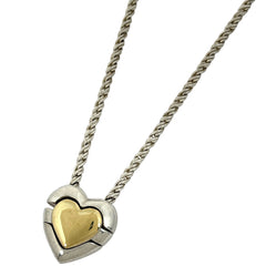 ティファニー ハートモチーフ ネックレス コンビ チョーカー K18 ネックレス シルバー925 750 シルバー ゴールド レディース ブランドアクセサリー 【中古】bracc