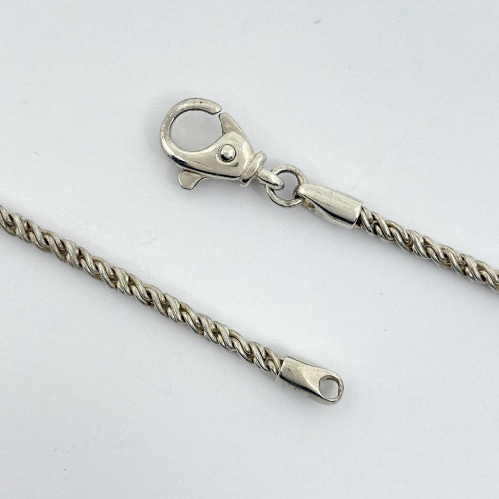 美品 オールドティファニー ハート コンビ チェーン社外品 シルバー k18 ティファニー ハートモチーフ ネックレス コンビ チョーカー K18