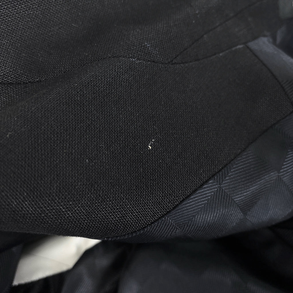 ルイ・ヴィトン テーラード ジャケット ダミエ スーツ アウター テーラードジャケット リネン ブラック メンズ 【中古】brapp