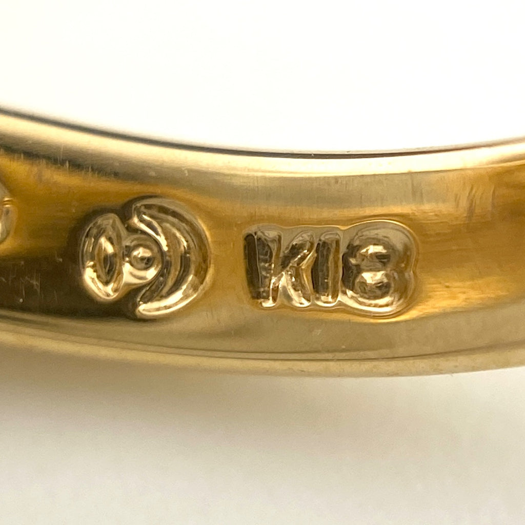 タサキ メレダイヤ デザインリング YG イエローゴールド 指輪 リング 10号 K18 ダイヤモンド レディース 【中古】brjwl