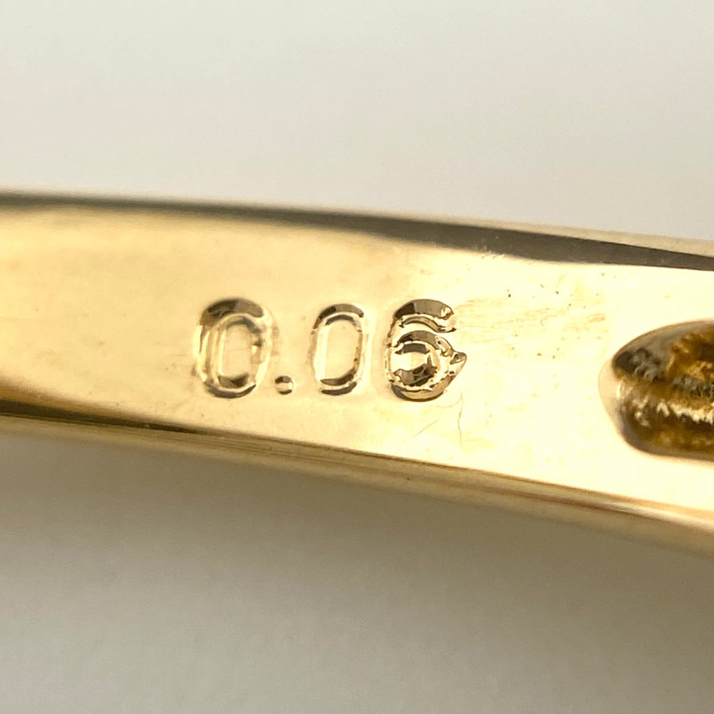 タサキ メレダイヤ デザインリング YG イエローゴールド 指輪 リング 10号 K18 ダイヤモンド レディース 【中古】brjwl