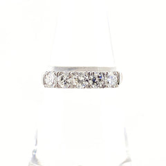 メレダイヤ デザインリング プラチナ 指輪 リング 12.5号 Pt850 ダイヤモンド レディース 【中古】nbjwl