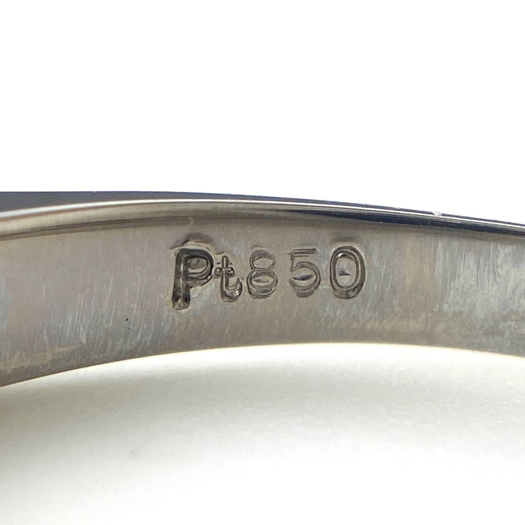メレダイヤ デザインリング プラチナ 指輪 リング 12.5号 Pt850 ダイヤモンド レディース 【中古】nbjwl