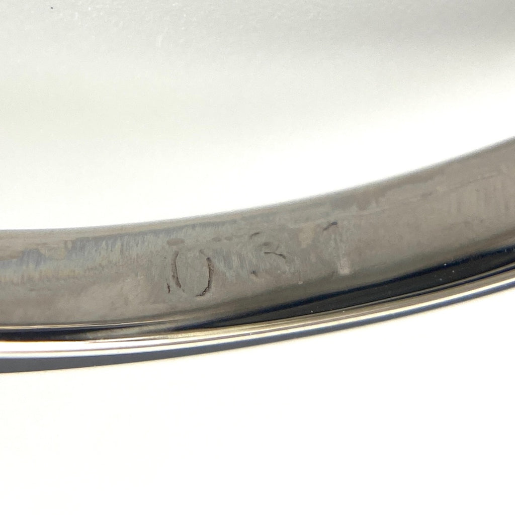 サファイア デザインリング プラチナ 指輪 メレダイヤ リング 17号 Pt900 サファイア ダイヤモンド レディース 【中古】nbjwl