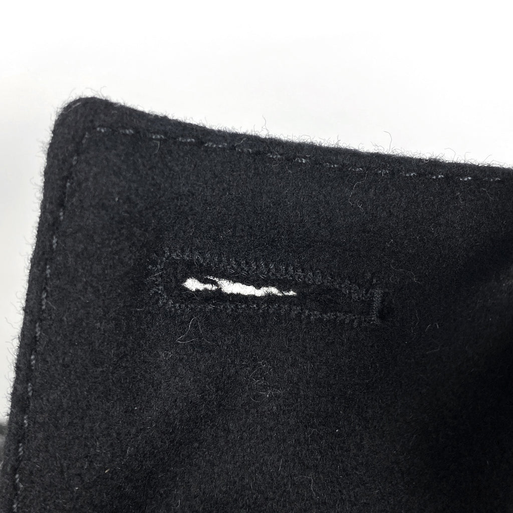 エンポリオ・アルマーニ ロゴボタン ロングコート 防寒 フーディ アウター その他コート ブラック メンズ 【中古】brapp